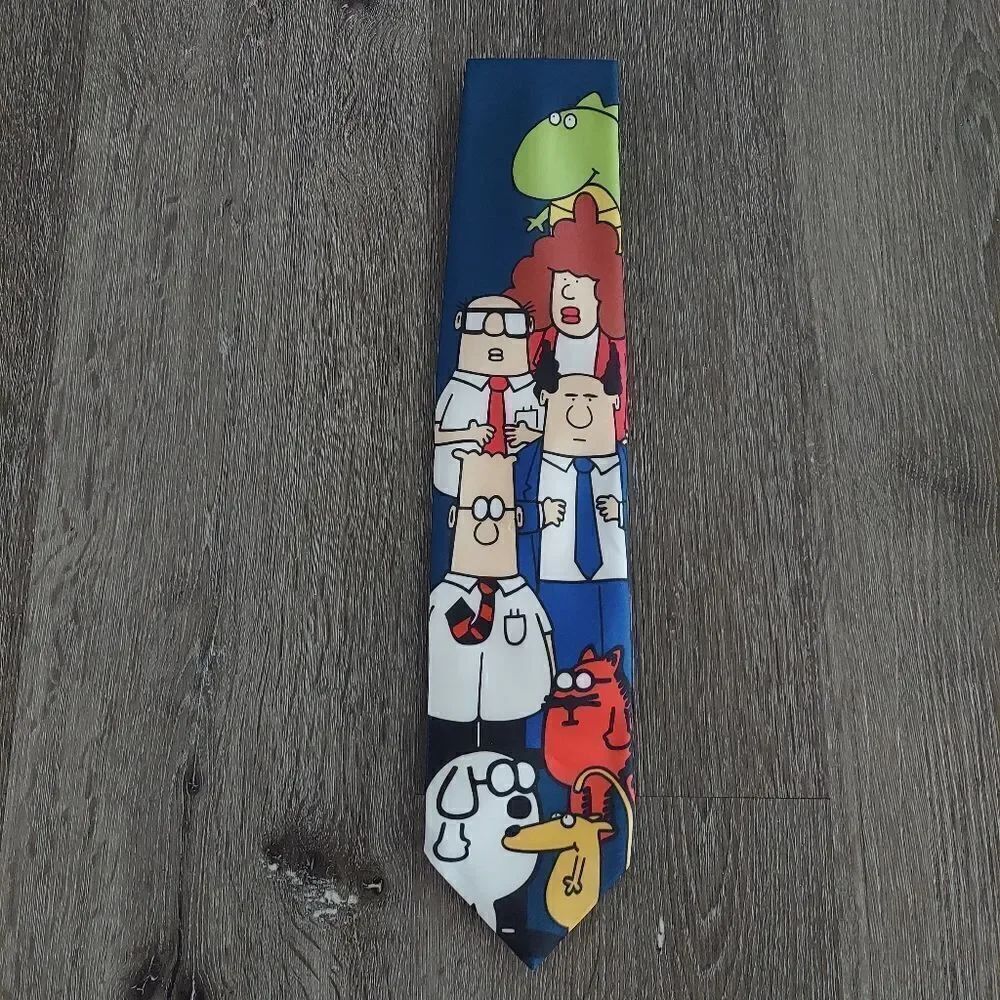 Ralph Marlin Dilbert & Gang Necktie